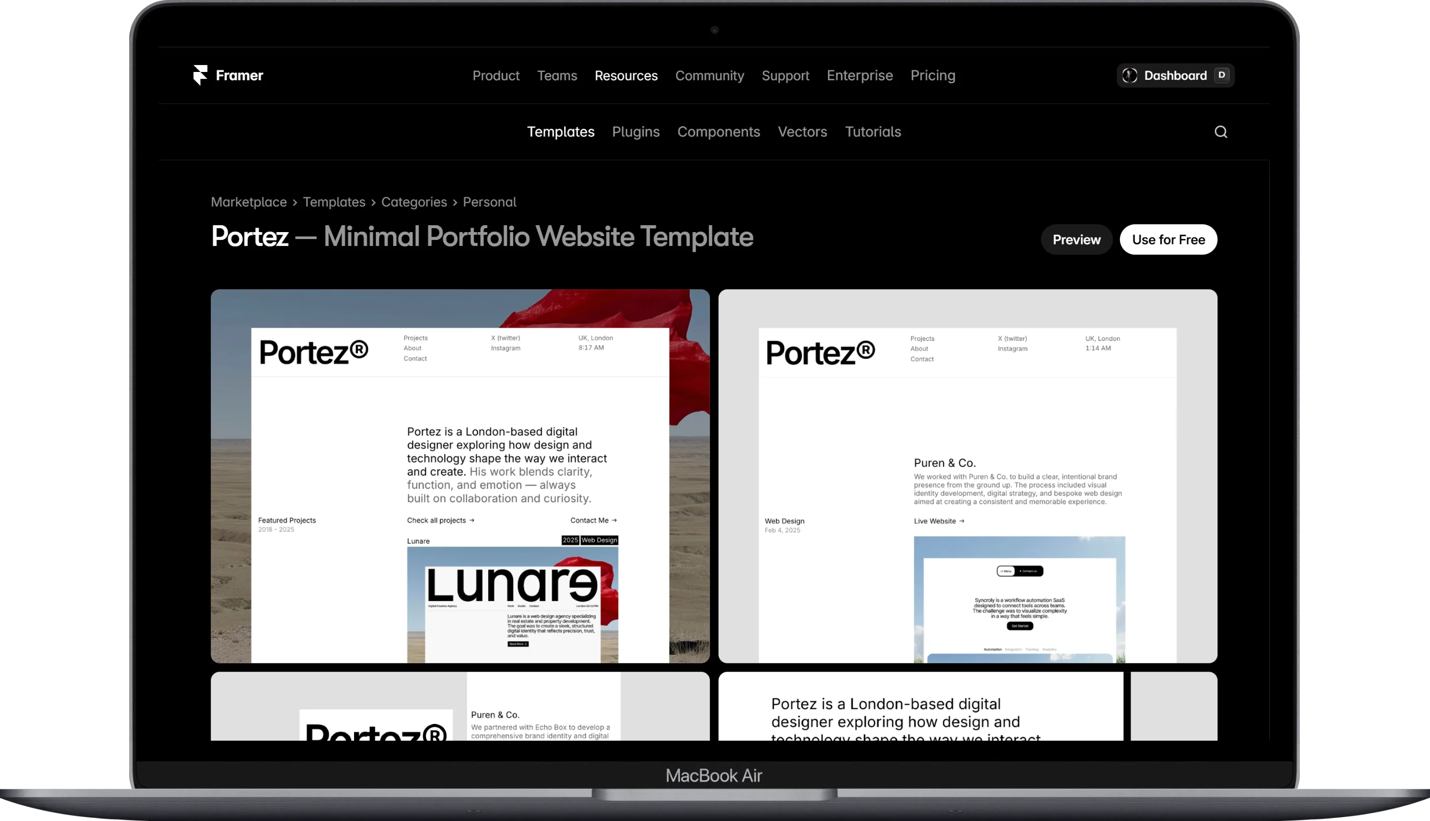 Príklad moderného a čistého UI dizajnu pre e-commerce web