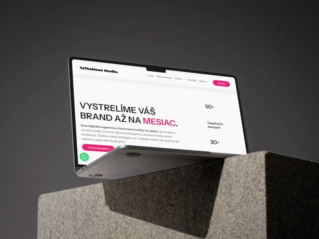 ToTheMoon Studio — Tvorba webstránok | Metinas